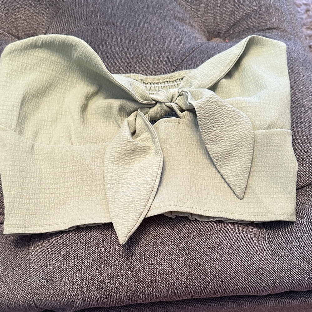 Stylish Green Crop Top